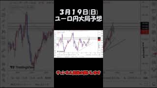 3月19日ユーロ円大局予想切り抜き【海外FX投資】 #shorts