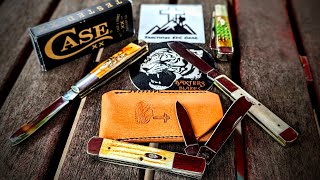 Case Burnt Cream 2024 Vault Pattern. And my Razor Collection!