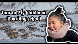 Tour To My Childhood Boarding School 🏫 ||Spiti|| Himachal #vlog #pahadi #viralvideo