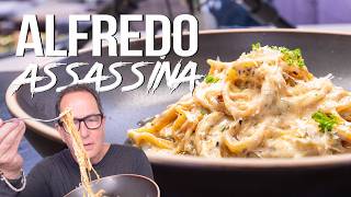 MAX FORCED ME TO MAKE THIS EXPERIMENTAL ALFREDO PASTA AND THE RESULTS... | SAM THE COOKING GUY