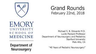 40 Years of Pediatric Neurosurgery