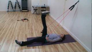 Leg Lower with Core Engagement