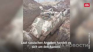 Verschollener 41 Tonnen "Monster-Panzer" Asowez offenbar von Russen entdeckt | ntv