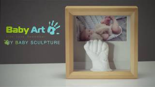 Cadre empreinte 3D My baby sculpture