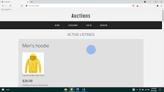 Project 2 - Commerce | CS50 Web Programming with Python and JavaScript
