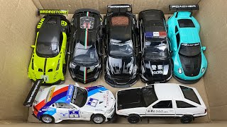 Box Full of Model Cars -Mazda Mx5, Koenigesgg Jesko, Lamborghini Scv12, Byd Yang Wang U8, Toyota Car