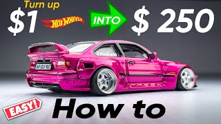 How to custom your Hot Wheels easily, you can do it yourself