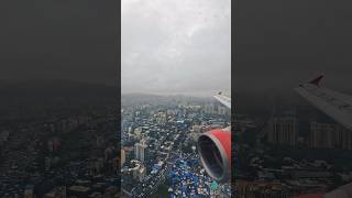 Aerial view of Mayanagri (Mumbai) in Monsoon #travel #shortsvideo #shortsviral #shorts #short #wings