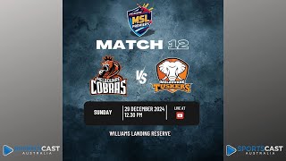 MSL Premiers 2024 - Game 12 - Melbourne Cobras v Melbourne Tuskers