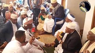 Mufti wa Tanzania akifungisha ndoa ya Binti yake Bi Zulfa Binti Abubakar Bin Zubeir- Kwamdolwa