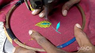 embroidery work flower design @embroidarydesignstelugu #videos