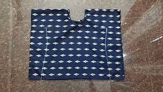 very easy kids kaftan top cutting and stitching