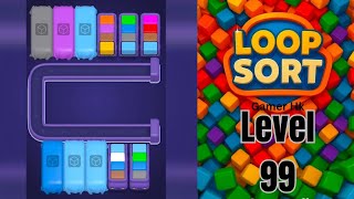 Loop Sort Level 99 Hard level Walkthrough Solution