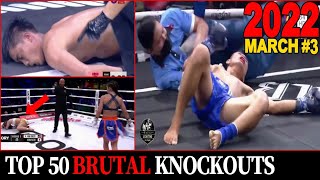 Top 50 MUAYTHAI•MMA•KICKBOXING Brutal Knockouts ► March 2022 #3.