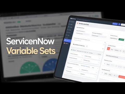 How To Use Variable Set In Servicenow Step By Ste Servicenow