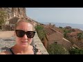 monemvasia greece a day from inside the castle walls van life greece