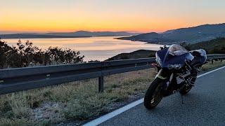 B.T. Motori Yamaha R1 test novog asfalta Bakar-Kraljevica