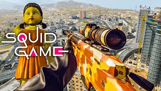 CALL OF DUTY: WARZONE SQUID GAMES SNIPER GAMEPLAY! (NO COMMENTARY)