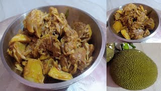 কঠালৰ মুচিৰ তৰকাৰী // kothal curry recipe // jackfruit Curry in Assamese style ..