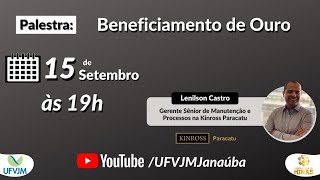 Palestra: Beneficiamento de Ouro