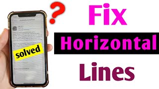 💯how to remove horizontal lines on mobile screen | horizontal lines on mobile screen vivo | 2025🎉