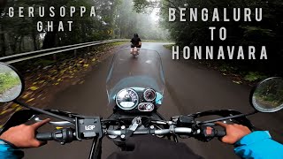 Bangalore to Honnavara via Gerusoppa ghat| Jog falls| Sharavathi view point| Hanging bridge| GoPro