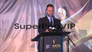 SPEECH - Russell Crowe at 2nd Annual AACTA International ...
