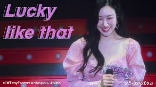 Lucky like that - Tiffany Young Girls' Generation | #TiffanyForeverWishing2023InBKK