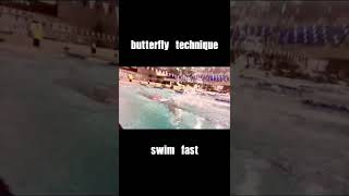 fast butterfly　バタフライを速く泳ぐ#shorts #swimming  #swimmer #swimmertiktok  #fyp   #swim #pool #水泳#競泳#水泳女子