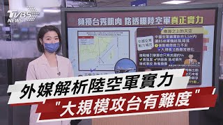 「高強度侵擾難以為繼」 路透解析陸空軍實力【TVBS說新聞】20211021