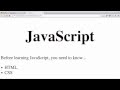 JavaScript - 01. Introduction to JavaScript