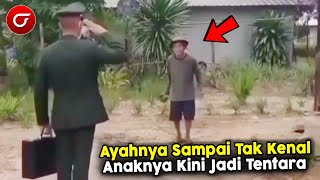 Momen Haru Kepulangan Prajurit TNI Ke Kampung Halaman, Bertahun Tahun Tak Bertemu Keluarga..!!