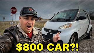 I Bought the Cheapest Smart Car in America for $800