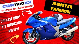 Honda Super Blackbird CBR 1100 XX- Unboxing The Monster Fairings Kit - How Good Are Budget Kits?