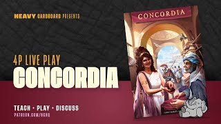 Concordia - 4p Play-through \u0026 Roundtable Discussion by Heavy Cardboard