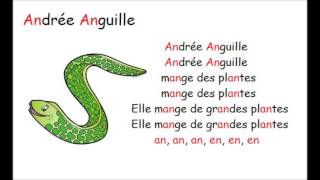 Phonétique animée - Andrée Anguille