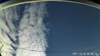 流星動画 Meteor Movie　2021/10/17 21:17~05:03（一晩に12個流れました by ATOMCam2）