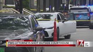 Two attorneys shot outside Wake County Courthouse