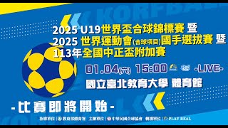 01/04 - 2025 U19世界盃合球錦標賽 暨 2025世界運動會(合球項目)國手選拔賽