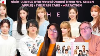 NiziU - AlwayS with Motoki Ohmori (from Mrs. GREEN APPLE) / THE FIRST TAKE - 🇩🇰REACTION