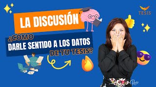 🚨LA DISCUSIÓN🚨 ¿Cómo darle sentido a los DATOS  tu TESIS?🔴 |Rocio Lima✨