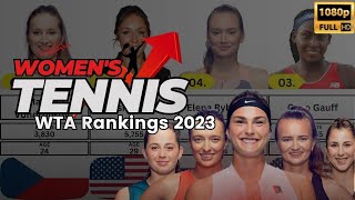 Women's Tennis WTA Rankings 2023 | Top Players and Standings🎾