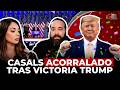 PEDRO CASALS ACORRALADO POR ILUMINADA MUÑOZ TRAS VICTORIA DE TRUMP