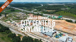 Progress Gamuda Gardens City Center & Malaysia's FIRST Skyline Luge (As at Nov 2023)