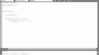 Basic C++ Tutorial - 5.2 - Two Dimensional Arrays [TutorialGenius.com]