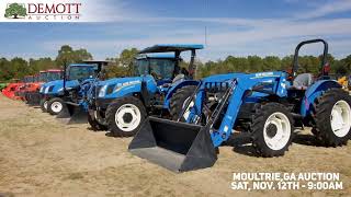 Moultrie Auction - November 12, 2022 - DeMott Auction