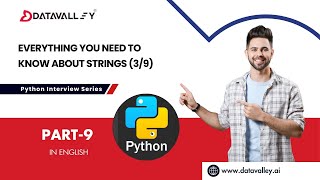 Python Interview Series | Part 9 | String Methods Explained Live | Datavalley.ai