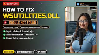 Fix wsutilities.dll Error! [Windows 10 / 11]