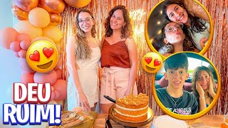 DEU RUIM NA FESTA DE ANIVERSÁRIO DA TIA CAROL MÃE DA MARIA CLARA E JP