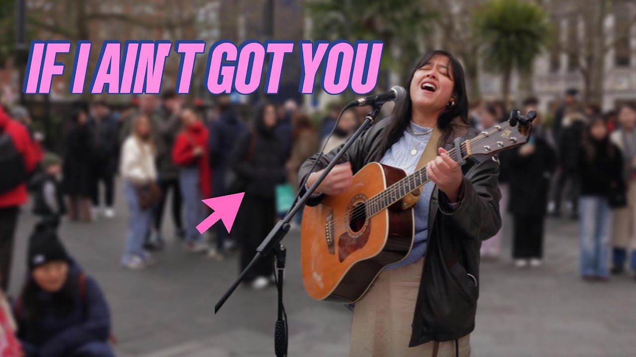 Must See Street Performance Alicia Keys If I Ain T Got You Youtube